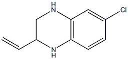 6-Chloro-2-vinyl-1,2,3,4-tetrahydro-quinoxaline 结构式
