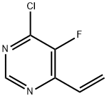 4-氯-5-氟-6-乙烯基嘧啶 结构式