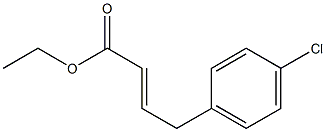 ethyl 4-(4-chlorophenyl)but-2-enoate 结构式