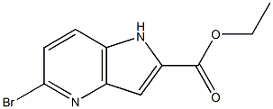 5-BroMo-4-azaindole-2-carboxylic acid ethyl ester 结构式