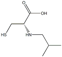 R-Isobutyl-D-cysteine 结构式