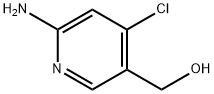 (6-aMino-4-chloropyridin-3-yl)Methanol 结构式