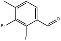 3-溴-2-氟-4-甲基苯甲醛 结构式
