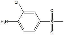 2-Chloro-4-(Methylsulfonyl)BenzenaMine 结构式