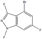 4-溴-6-三氟甲基-1H-吲唑 结构式