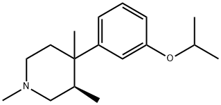 (3R)-4-(3-异丙氧基苯基)-1,3,4-三甲基哌啶 结构式