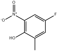 4-FLUORO-2-METHYL-6-NITROPHENOL 结构式