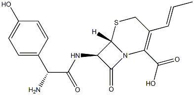 头孢丙烯杂质M 结构式