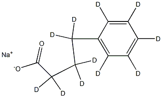 苯丁酸钠 结构式