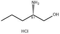 (S)-2-氨基戊烷-1-醇盐酸盐 结构式