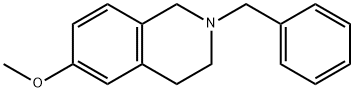 2-BENZYL-6-METHOXY-1,2,3,4-TETRAHYDROISOQUINOLINE 结构式