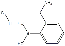 2-AMinoMethyl-benzeneboronic acid.HCl 结构式