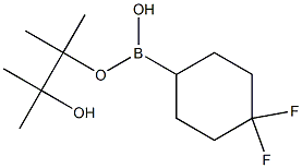 4,4-二氟环己基硼酸频哪醇酯 结构式