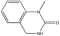 1-甲基-3,4-二氢-2(1H)-喹唑啉酮 结构式