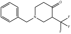 1-benzyl-3-(trifluoroMethyl)piperidin-4-one 结构式