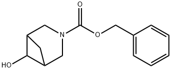 3-Cbz-6-hydroxy-3-azabicyclo[3.1.1]heptane 结构式