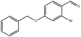 4-(苄氧基)-2-溴苯甲醛 结构式