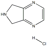 6,7-二氢-5H-吡咯并[3,4-B]吡嗪盐酸盐 结构式