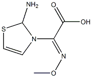 2-(2-氨基噻唑-4-基)-2-(甲氧亚氨基)乙酸(及其活性酯) 结构式