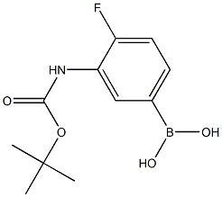 (3-((tert-Butoxycarbonyl)amino)-4-fluorophenyl)boronicacid