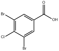 3,5-二溴-4-氯苯甲酸甲酯 结构式