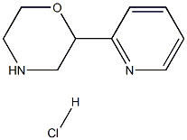 2-(吡啶-2-基)吗啉盐酸盐 结构式