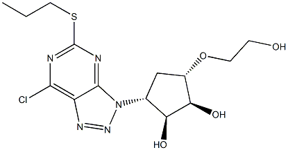 替格瑞洛杂质09 结构式