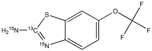 利鲁唑-13C-15N2 结构式
