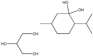 薄荷甘油缩酮 结构式