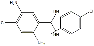 2-氯-5-甲基对苯二胺 结构式