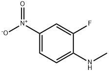 2-氟-N-甲基-4-硝基苯胺 结构式