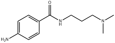 4-氨基-N-(3-(二甲氨基)丙基)苯甲酰胺 结构式