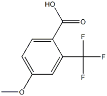 2-三氟甲基-4-甲氧基苯甲酸 结构式