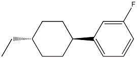 乙基环己基三氟苯 结构式