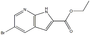 5-BroMo-7-azaindole-2-carboxylic acid ethyl ester 结构式
