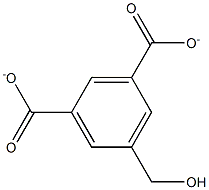 5-羟甲基间苯二甲酸二甲酯 结构式