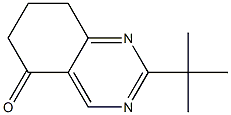 2-(tert-Butyl)-7,8-dihydroquinazolin-5(6H)-one 结构式