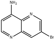 7-溴-1,5-萘啶-4-胺 结构式