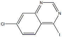 7-Chloro-4-iodoquinazoline 结构式