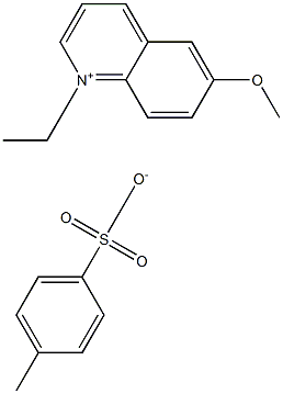 6-甲氧基-N-乙基喹啉对甲苯磺酸盐 结构式