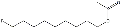 9-fluoro-1-nonanol acetate 结构式