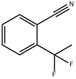 2-(1,1-DIFLUOROETHYL)BENZONITRILE 结构式