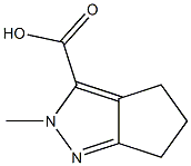 2-Methyl-2,4,5,6-tetrahydro-cyclopentapyrazole-3-carboxylic acid 结构式
