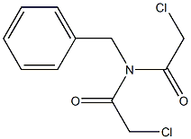 N-苄基2氯N(氯乙酰)乙酰胺 结构式
