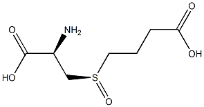 S-CARBOXYPROPYL-L- CYSTEINE-(R)-SULFOXIDE 结构式