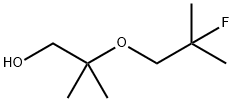 2-(2-fluoro-2-Methylpropoxy)-2-Methylpropan-1-ol 结构式