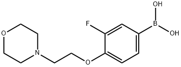 3-Fluoro-4-(2-morpholinoethoxy)phenylboronicacid