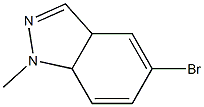 5-BroMo-1-Methyl-3a,7a-dihydro-1H-indazole 结构式