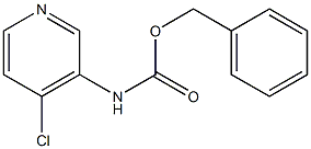 (4-Chloro-pyridin-3-yl)-carbaMic acid benzyl ester 结构式