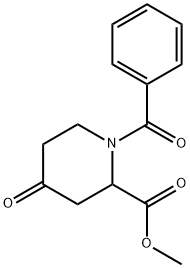 Methyl 1-benzoyl-4-oxopiperidine-2-carboxylate 结构式